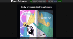 Desktop Screenshot of ponymemes.org